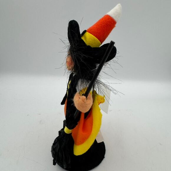 Annalee 6in Candy Corn Witch Kid Halloween Doll Decoration Figurine NWT - Picture 2 of 7